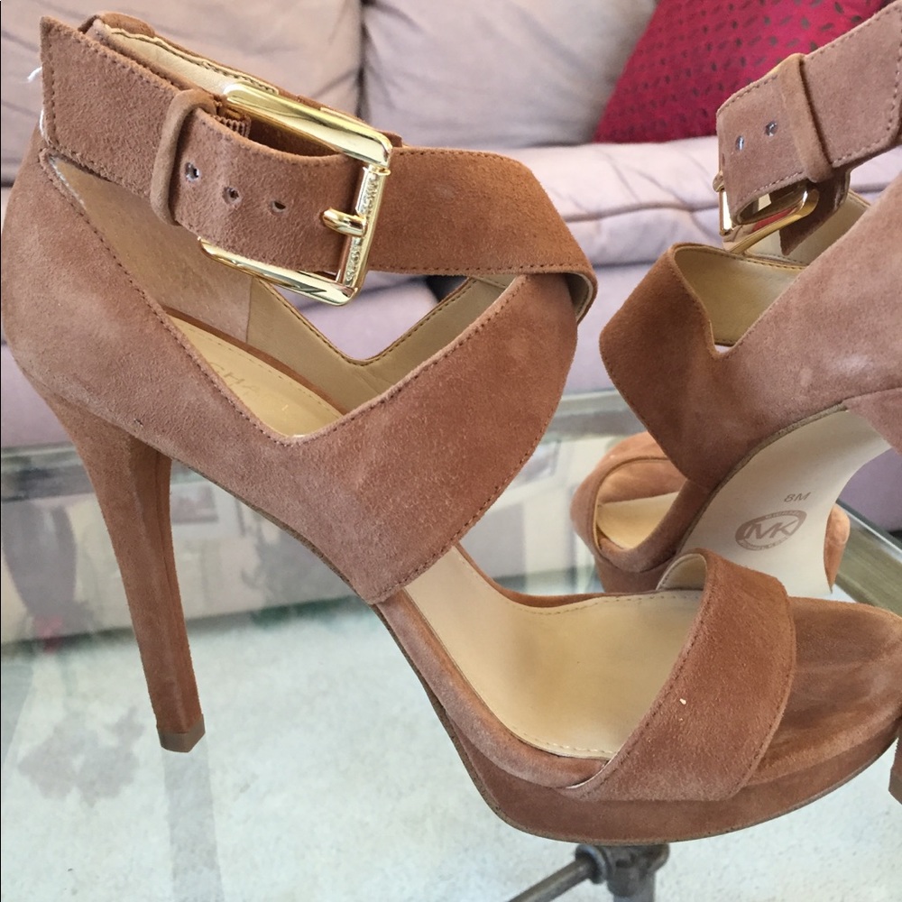 Suede MK sandal